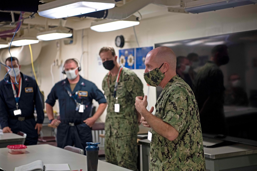 PCU JFK Hosts Fleet and Force Master Chief