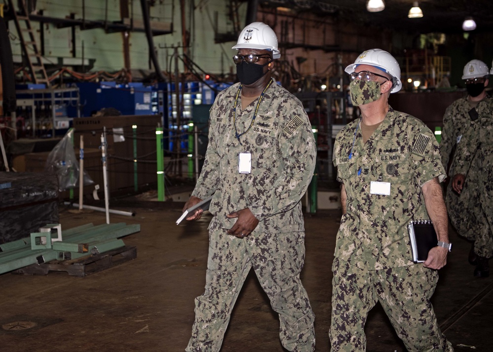 PCU JFK Hosts Fleet and Force Master Chief