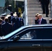 President Donald Trump arrives in Nashville for presidential debate