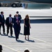 President Donald Trump arrives in Nashville for presidential debate