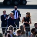 President Donald Trump arrives in Nashville for presidential debate