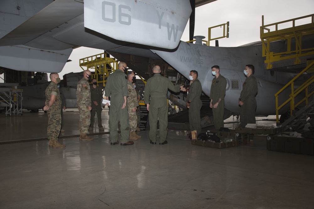 Maj. Gen. Place visits 3rd MAW