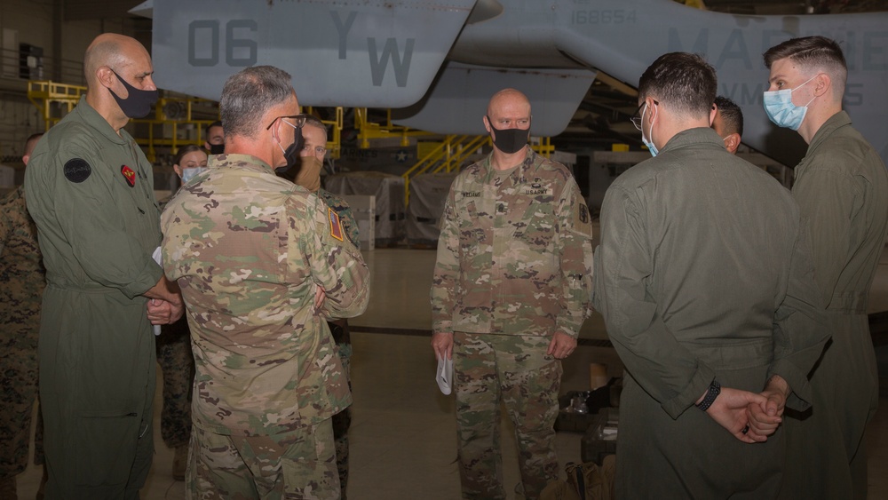 Maj. Gen. Place visits 3rd MAW