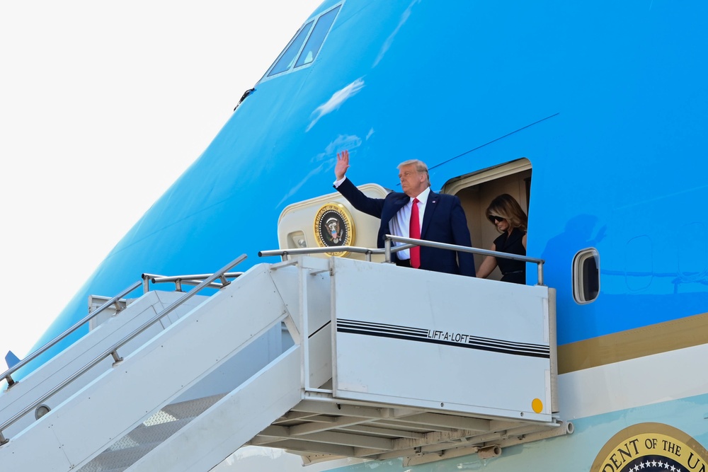 Trump arrives in Nashville for presidential debate