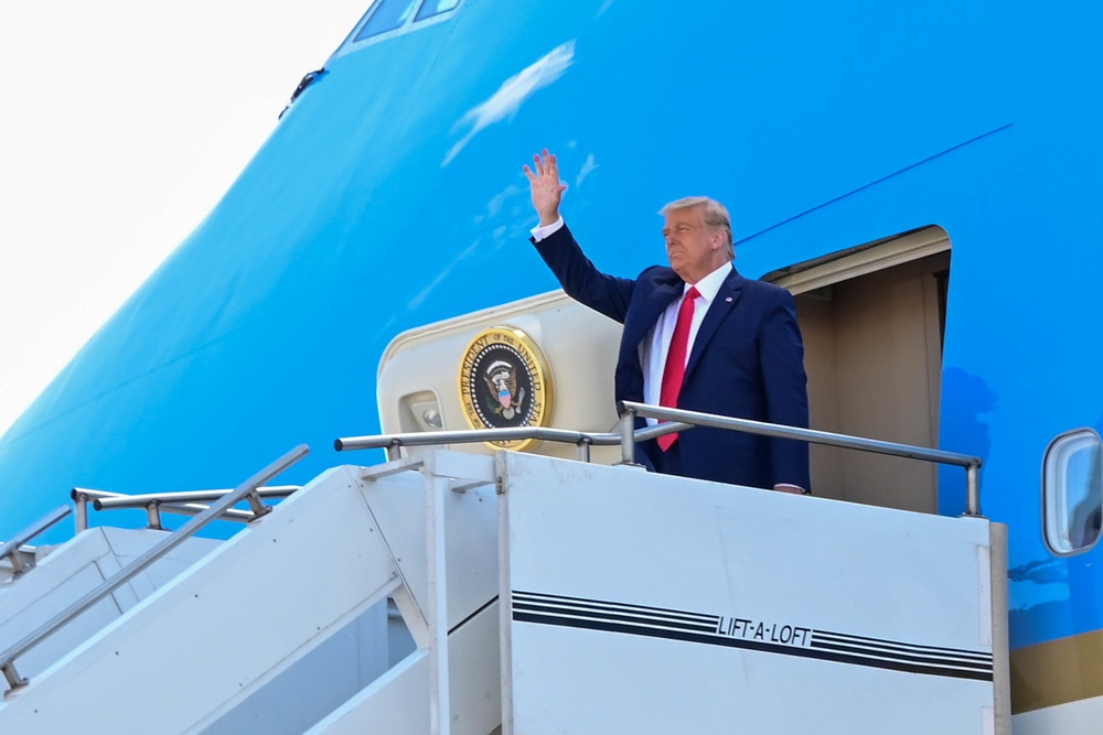 Trump arrives in Nashville for presidential debate