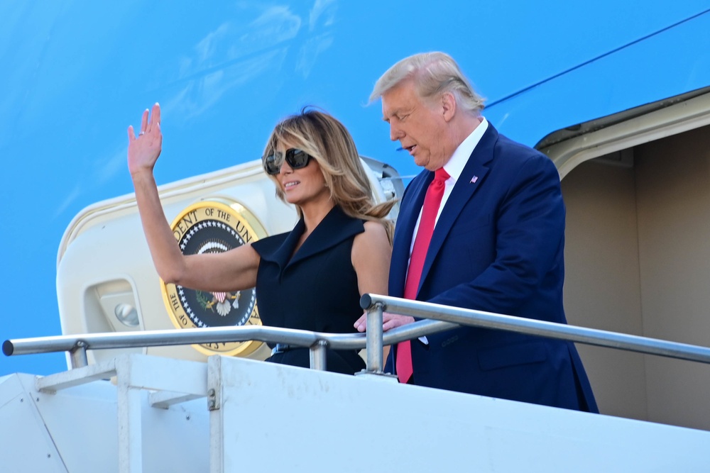 Trump arrives in Nashville for presidential debate