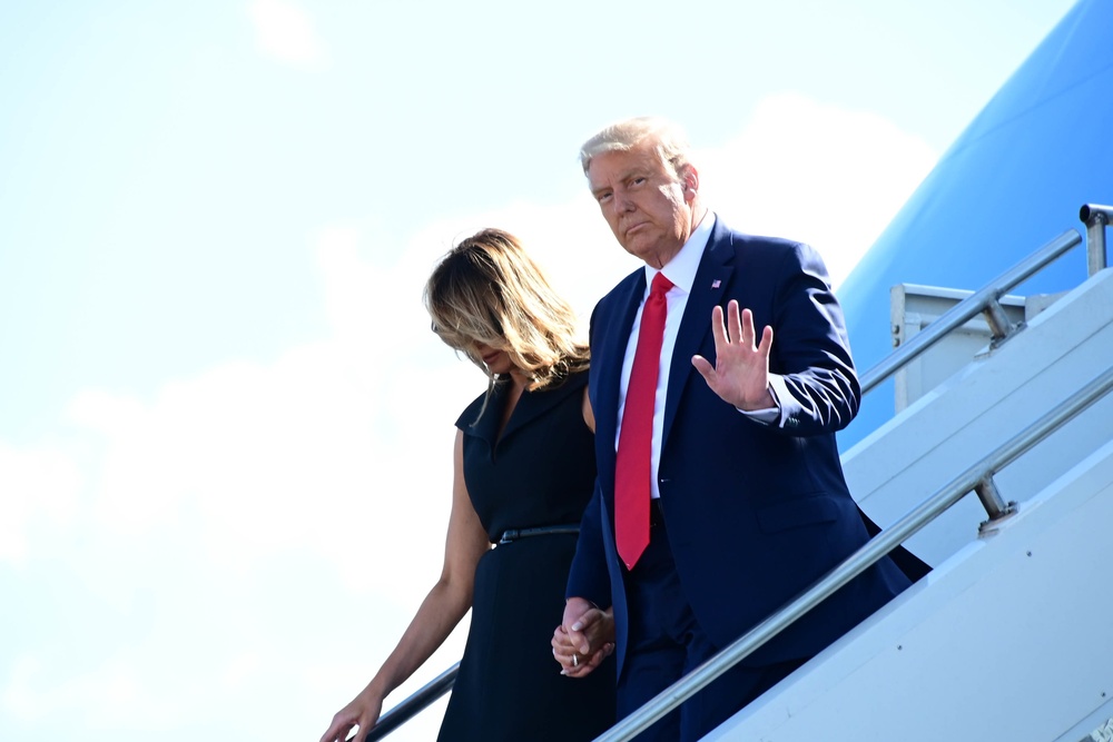 Trump arrives in Nashville for presidential debate