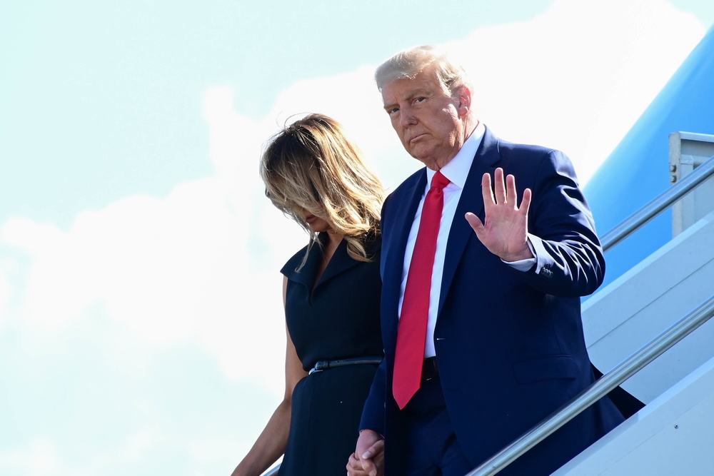 Trump arrives in Nashville for presidential debate