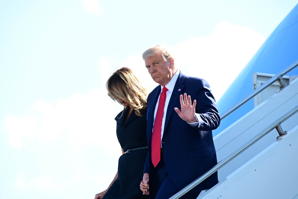 Trump arrives in Nashville for presidential debate