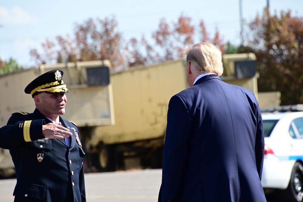 Trump arrives in Nashville for presidential debate