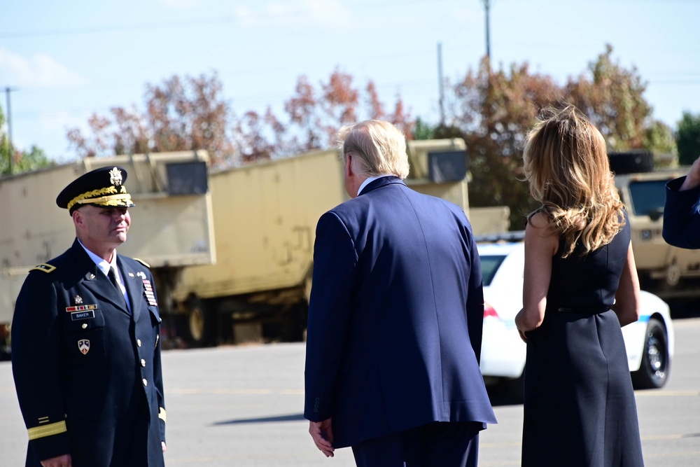 Trump arrives in Nashville for presidential debate