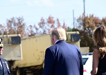 Trump arrives in Nashville for presidential debate