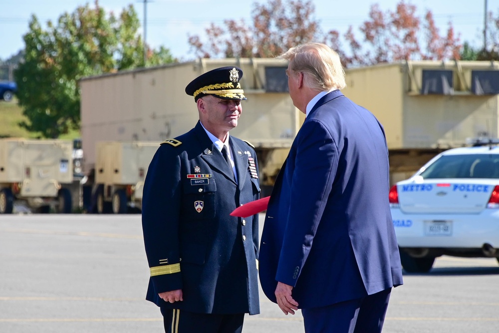 Trump arrives in Nashville for presidential debate