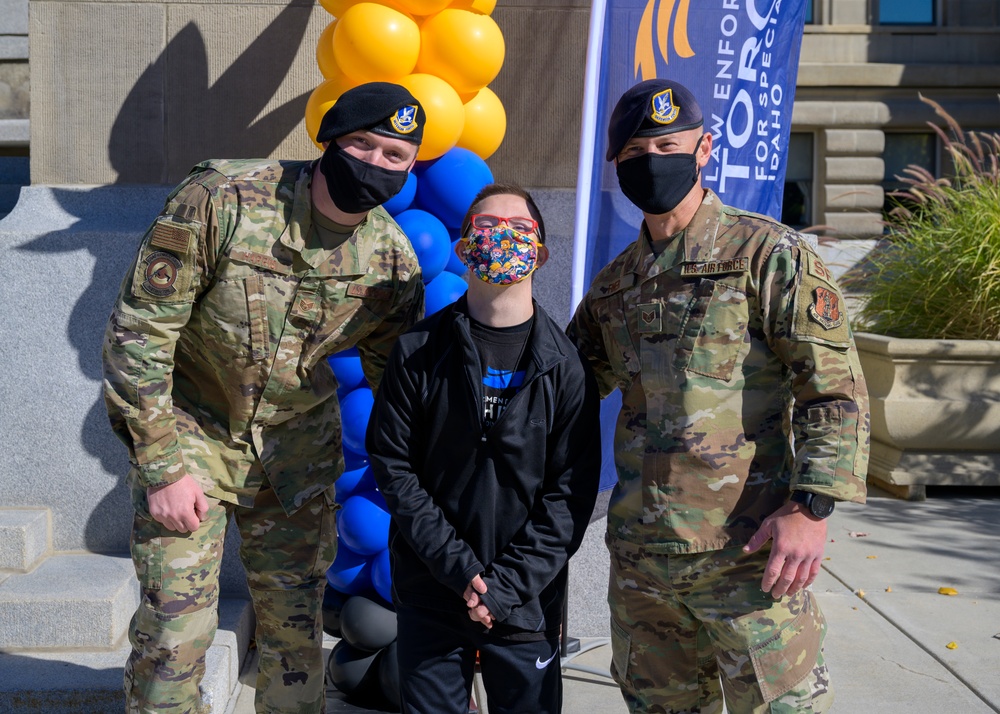 124th Security Forces Squadron Salute Special Olympics Idaho