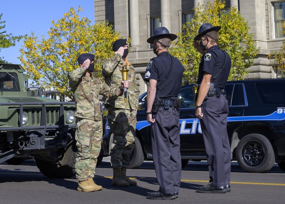 124th Security Forces Squadron Salute Special Olympics Idaho