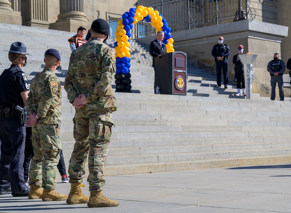 124th Security Forces Squadron Salute Special Olympics Idaho