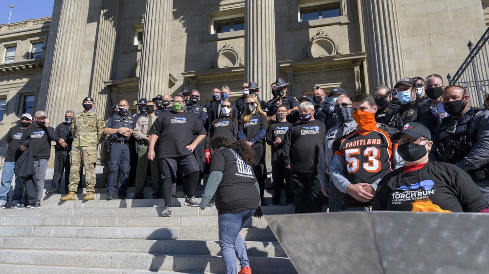 124th Security Forces Squadron Salute Special Olympics Idaho