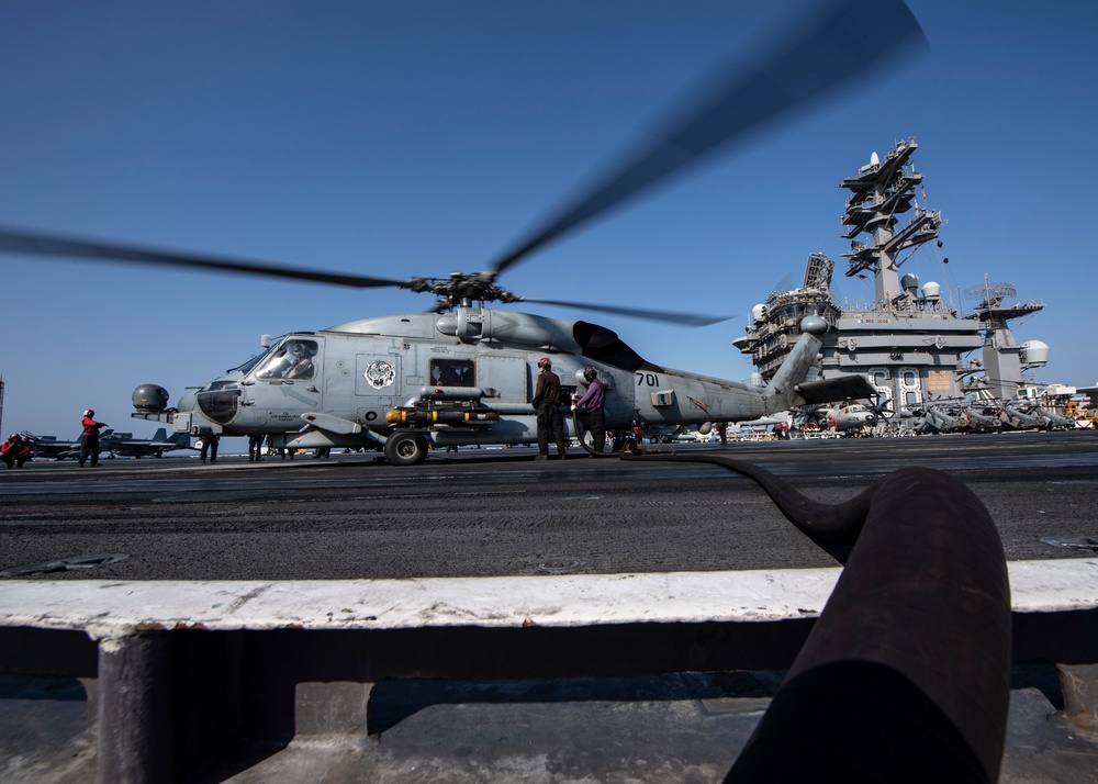 USS Nimitz Conducts Flight Operations