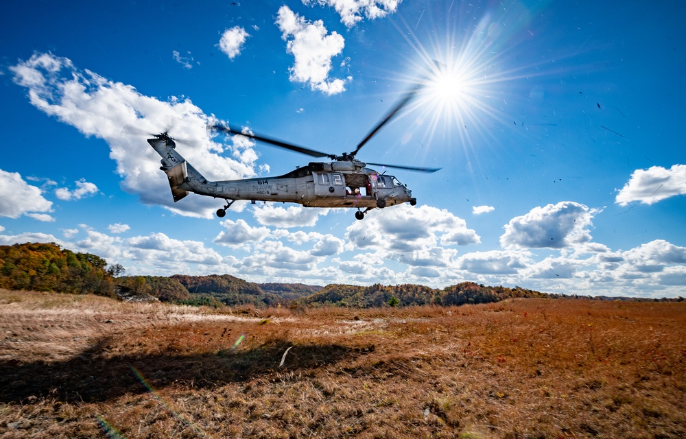 U.S. Navy's HSC-5 Conducts Inland Flight Operations in West Virginia