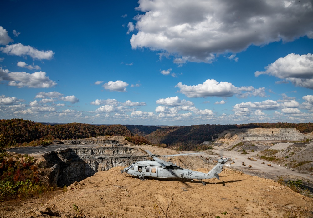 U.S. Navy's HSC-5 Conducts Inland Flight Operations in West Virginia