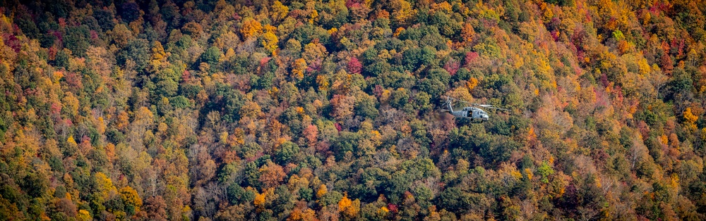 U.S. Navy's HSC-5 Conducts Inland Flight Operations in West Virginia