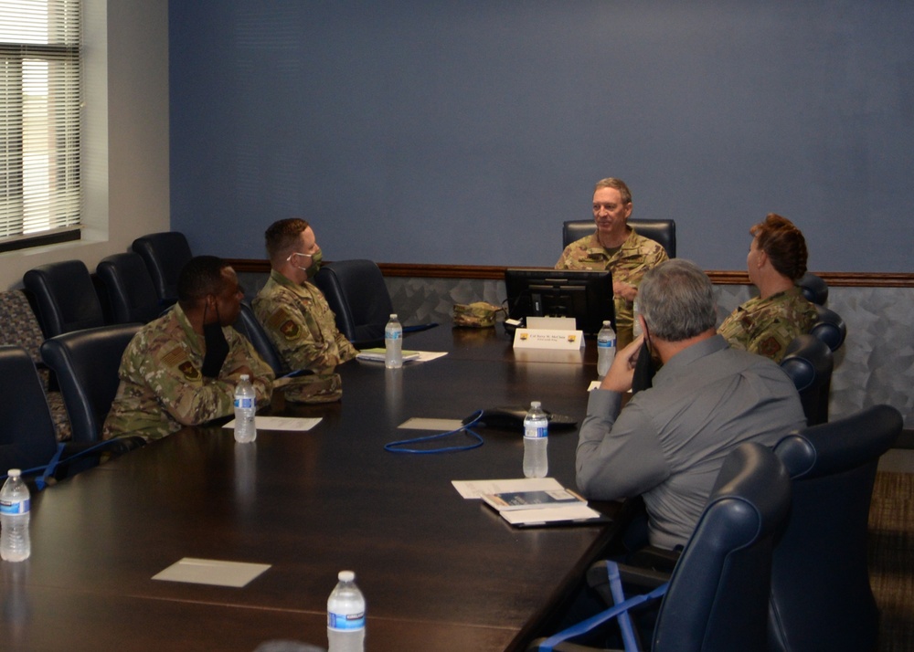 502nd ISG leadership visit 433rd Airlift Wing