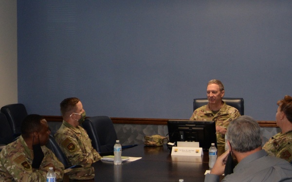 502nd ISG leadership visit 433rd Airlift Wing