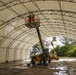 Seabees Construct Diego Garcia Tension Fabric Structure