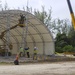 Seabees Construct Diego Garcia Tension Fabric Structure