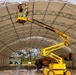 Seabees Construct Diego Garcia Tension Fabric Structure