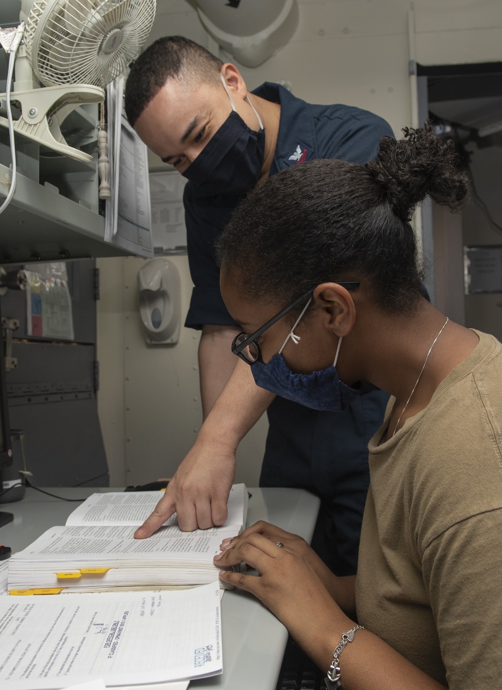 Sailors Conduct Research