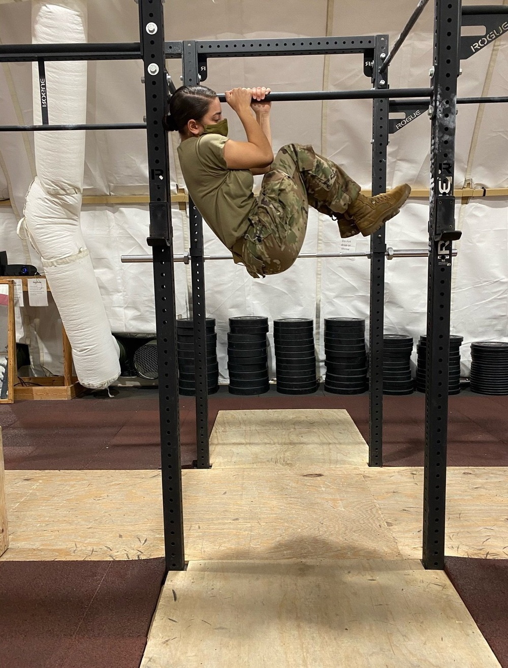 Task Force Illini Soldiers prepare for the new Army fitness test