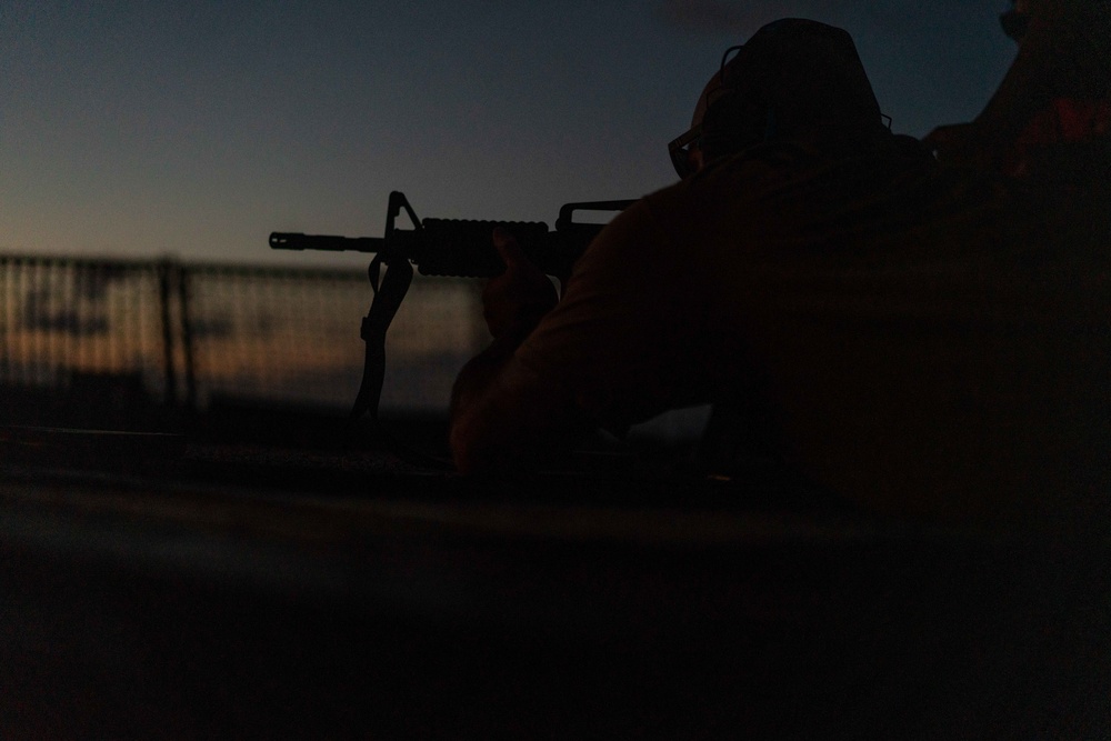 USS Halsey Conducts Gun Shoot Operations