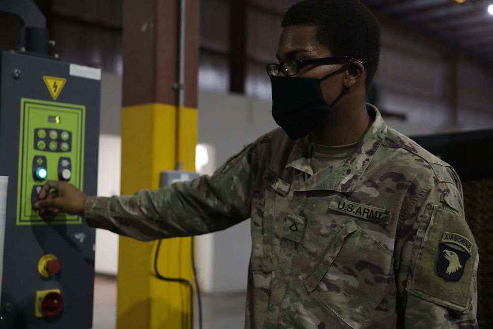 101st DSB conducts sustainment operations in Kuwait