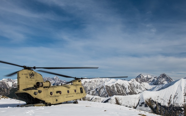 Chinook in the Alps