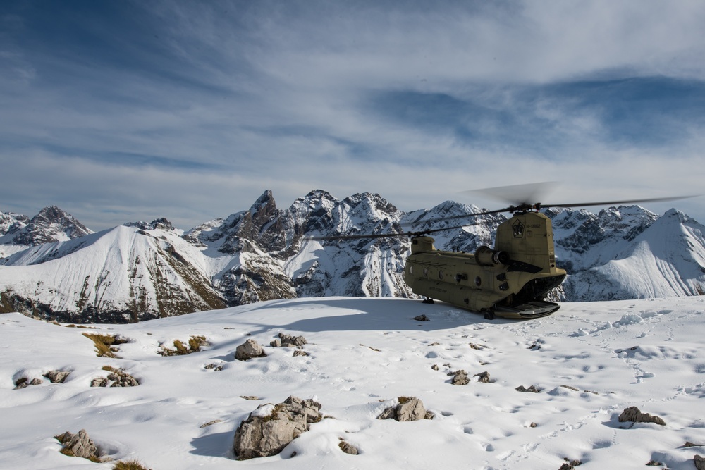 Chinook on Top of the World