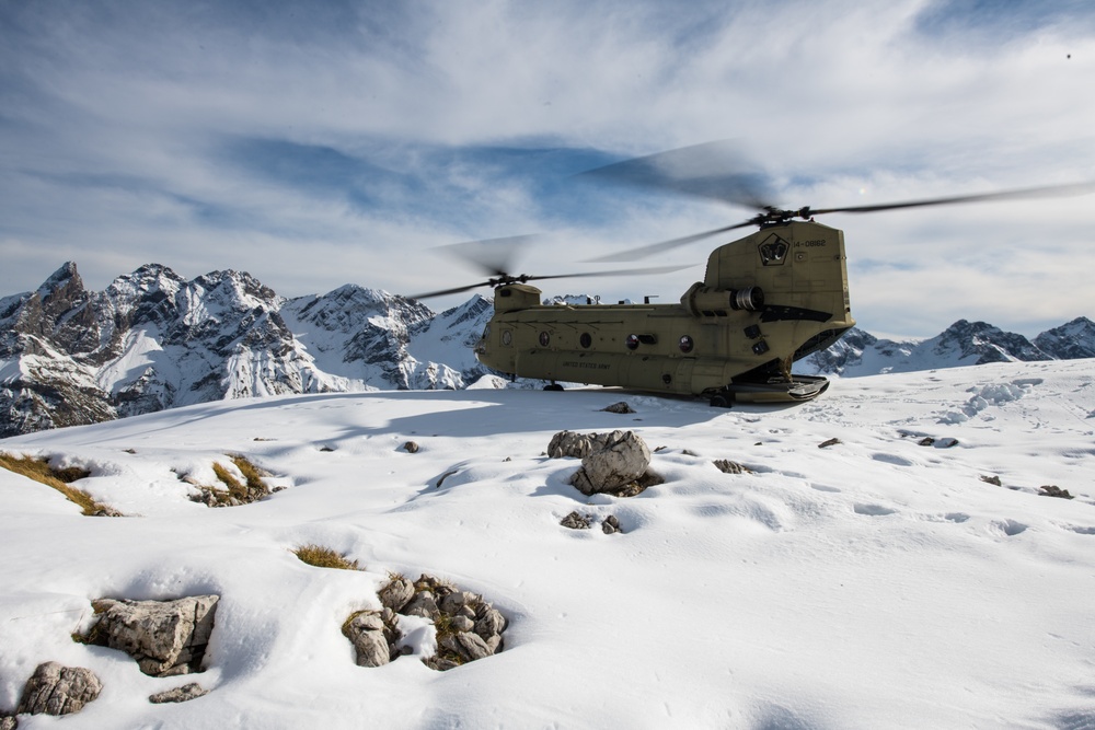 Chinook in the Snow