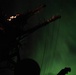 USS Ross (DDG 71) under the Aurora Borealis