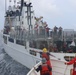 Coast Guard Cutter Venturous assists Coast Guard Cutter Bernard C. Webber in astern fueling at sea