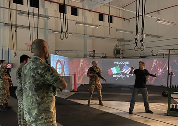 Elite Italian army units train on Army virtual trainers in Vicenza