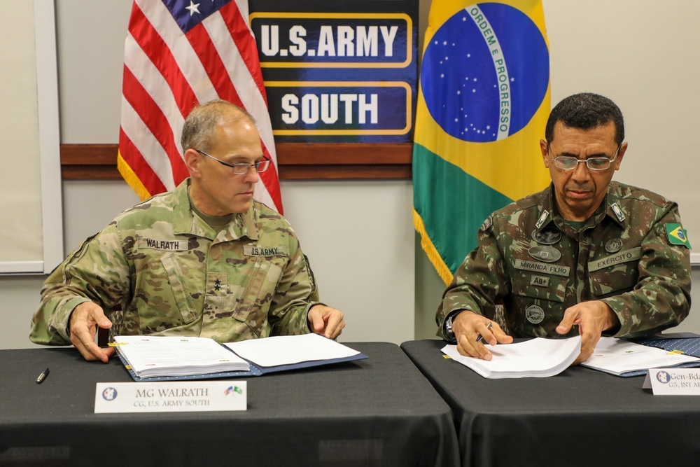 U.S., Brazil army-to-army 36th annual staff talks