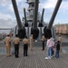 Re-enlistment ceremony aboard Battleship Wisconsin