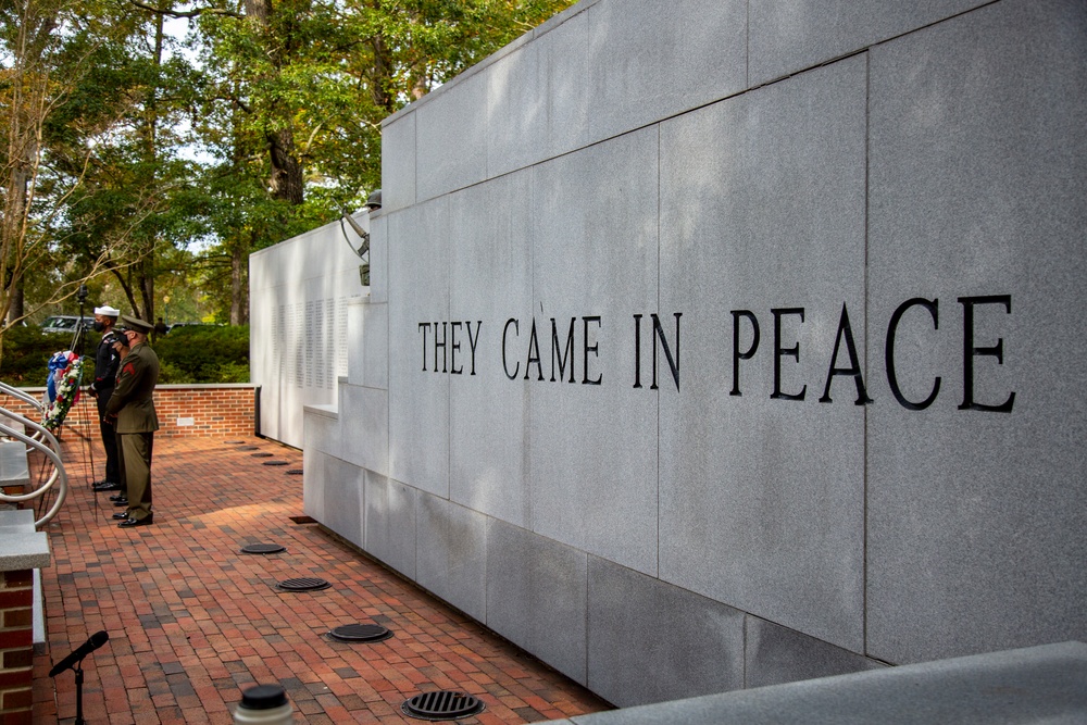 MCB Camp Lejeune holds a virtual ceremony in honor of the 37th Beirut Memorial Observance