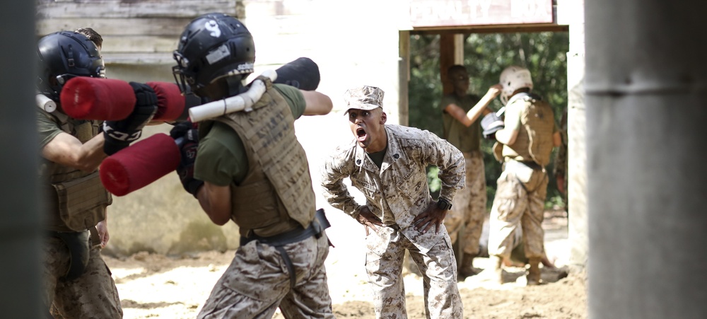 Marines with Echo Company complete the Crucible