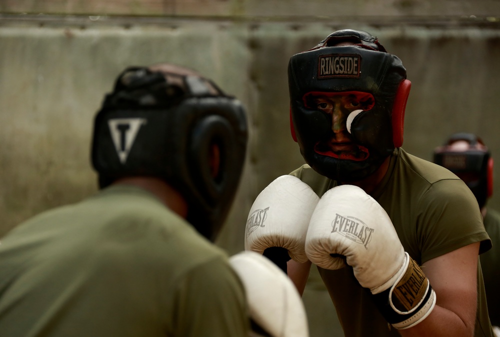Marines with Echo Company complete the Crucible