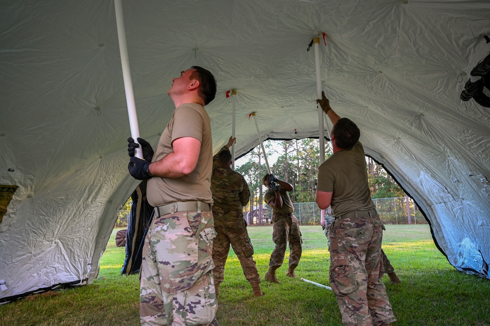 52nd CBCS sets up FOB during Agile Flag 21-1