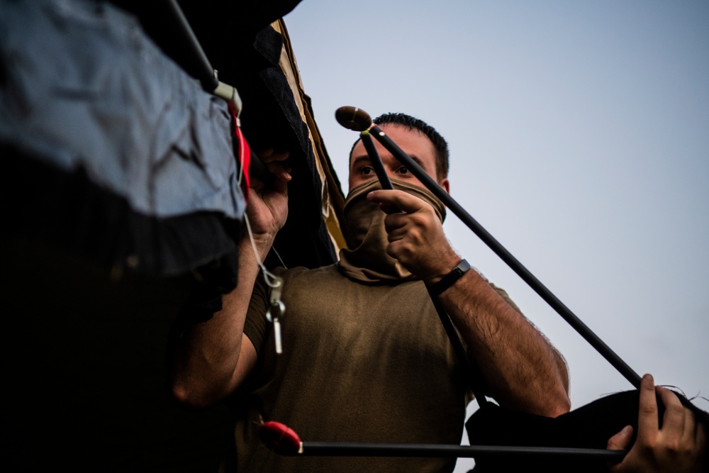 52nd CBCS sets up FOB during Agile Flag 21-1