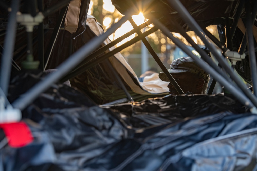 52nd CBCS sets up FOB during Agile Flag 21-1