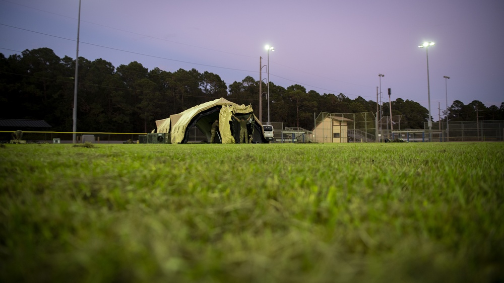 52nd CBCS sets up FOB during Agile Flag 21-1
