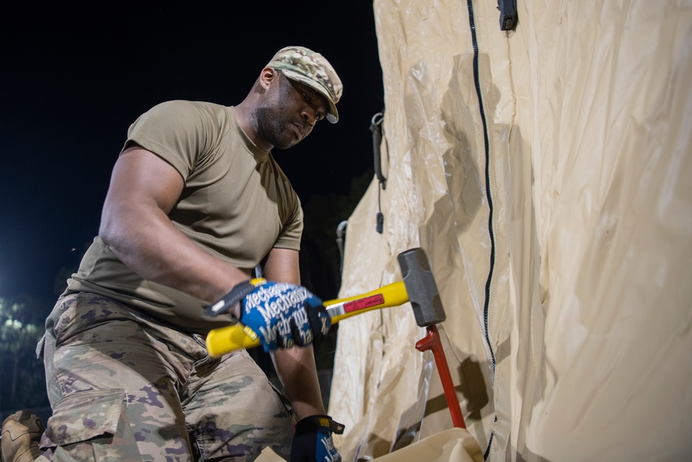 52nd CBCS sets up FOB during Agile Flag 21-1
